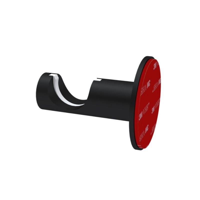 Lot de 4 supports de tringle à rideaux No perçage - Supports de tringle à rideaux