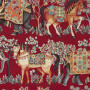 Jacquard animalier Bohemian Rhapsodi rouge Thevenon