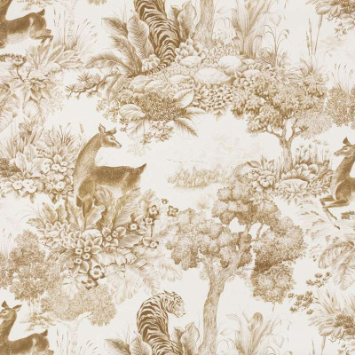 Toile de jouy Gaia naturel Thevenon