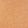 Tissu géométrique Fairy Light mandarine Thevenon