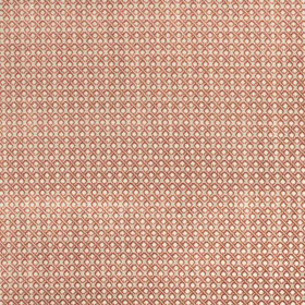 Jacquard nid d'abeille Maya corail ficelle Thevenon