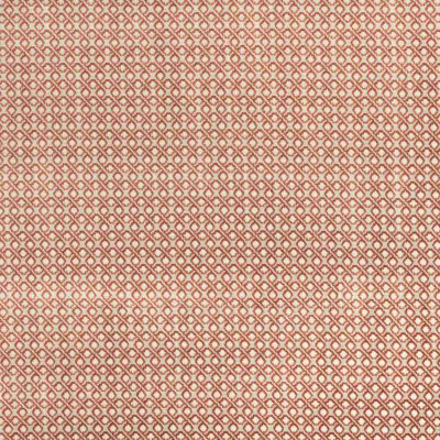 Jacquard nid d'abeille Maya corail ficelle Thevenon