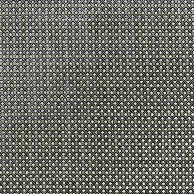 Jacquard nid d'abeille Maya marine gris Thevenon