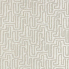 Jacquard géométrique Style gris blanc Thevenon