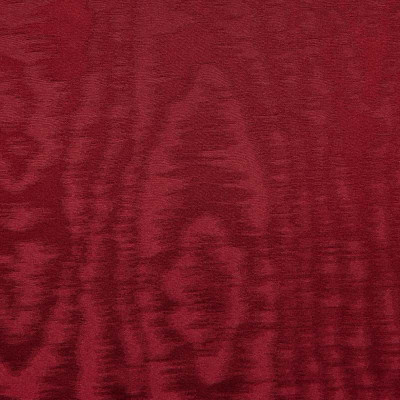 Taffetas tissu Moire rouge Thevenon