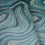 Tissu velours Nirvana turquoise Casal