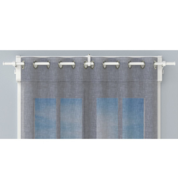 Supports Tringle à Rideaux Blancs Sans Perçage - Pour Coffre Volet Roulant