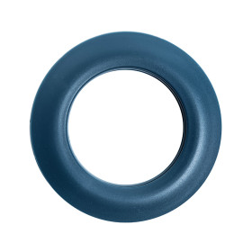 Oeillet rideaux à clipser Bleu Pétrole Mat Ø44 mm