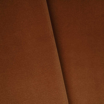 Tissu velours non feu Gedeon caramel Casal