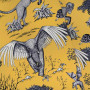 Toile de jouy Realite Irreelle Velvet limoncello Casal