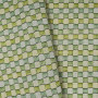 Tissu damier non feu Alchimia erba Casal