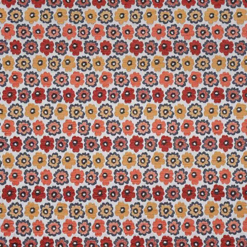 Coupon De Tissu Vintage Fleuri - Environ 60x85 Cm, Ancien, Idéal Pour Patchwork