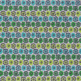 Tissu fleuri Daisy chlorophylle Casal