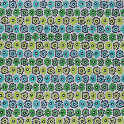 Tissu fleuri Daisy chlorophylle Casal