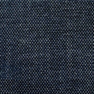 Tissu velours texturé Piquadro bleu minuit Froca