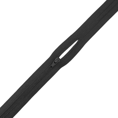 Fermeture à glissière 5 mm noir - rouleau de 25 mètres | Artapisser
