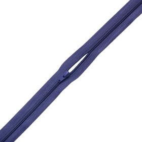 Fermeture à glissière 5 mm bleu violet - au mètre