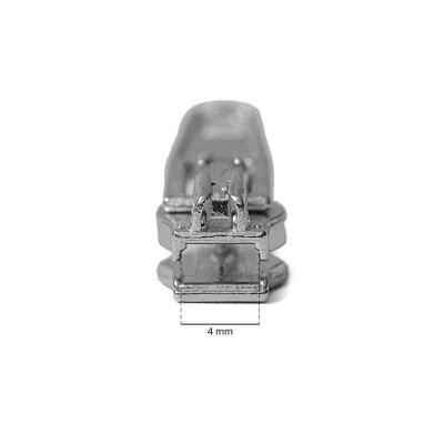 Curseur fermeture à glissière 4mm jaune soufre 503 - Par 100