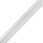 Fermeture à glissière 4 mm blanc avec curseur - 10 mètres