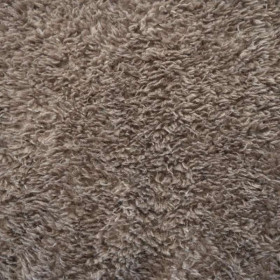 Tissu fausse fourrure Sami marron glace Casamance