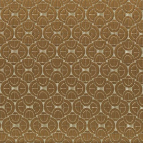 Jacquard géométrique Serlio camel Casamance