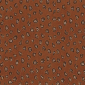 Velours brodé Daim terracotta Casamance