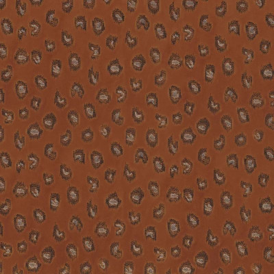 Velours brodé Daim terracotta Casamance