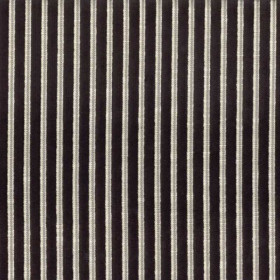 Tissu à rayures Zebu noir Casamance