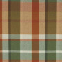 Tartan non feu Vanoise orange brule vert irlandais Casamance