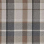 Tartan non feu Vanoise beige gris anthracite Casamance