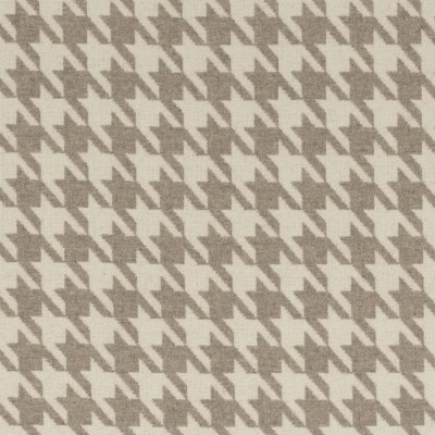 Tissu pied de coq Pacte beige Casamance