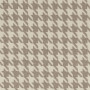 Tissu pied de coq Pacte beige Casamance