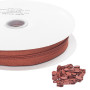 Fermeture à glissière 4 mm terracotta avec curseur - 10 mètres