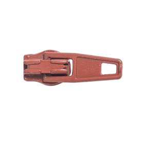 Curseur fermeture à glissière 4mm terracotta 850 - Par 100