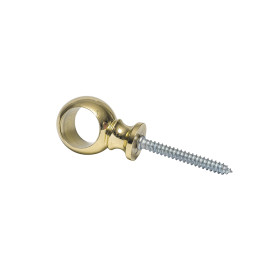Piton tringle d'escalier ø16mm laiton poli