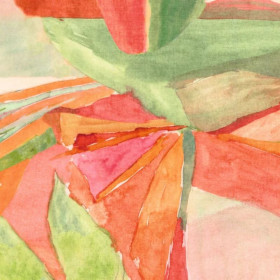 Voile Douceur Ardante blush multicolore Casamance 300 cm