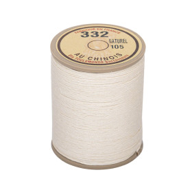 Fil de lin au chinois câblé n°332 extra glacé - blanc naturel 105