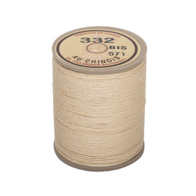 Fil de lin au chinois câblé n°332 extra glacé - écru 571