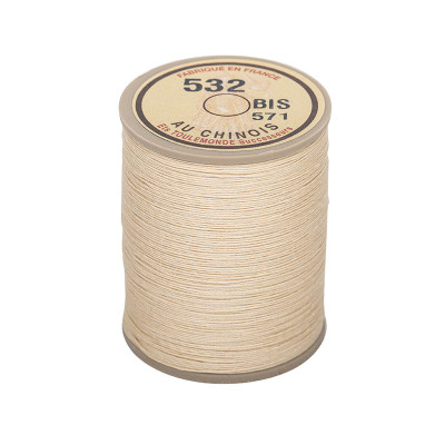 Fil de lin au chinois câblé n°532 extra glacé - écru 571