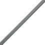 Double corde tressé 10 mm gris