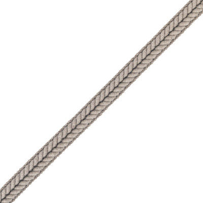Double corde tressé 10 mm taupe