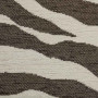Tissu rayé Maki châtaigne blanc Froca