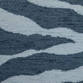 Tissu rayé Maki bleu pastel Froca