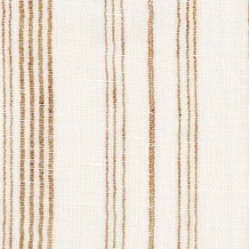 Voilage rayé Sabana terre de sienne Casamance 307 cm
