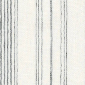 Voilage rayé Sabana acier Casamance 307 cm