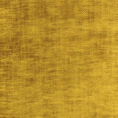 Tissu chenille Demoiselle moutarde Casamance