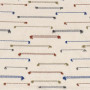 Jacquard outdoor Yei bleu terracotta Casamance
