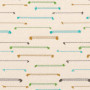 Jacquard outdoor Yei turquoise vert Casamance