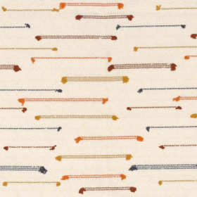 Jacquard outdoor Yei garance ocre Casamance