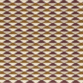 Jacquard outdoor non feu Moki ocre terracotta Casamance